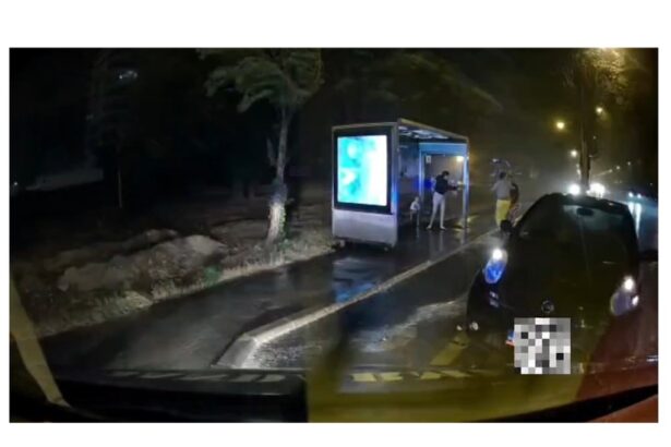video accident in constanta pieton lovit pe trecere in plina furtuna au intervenit jandarmii 687a03f6d7764