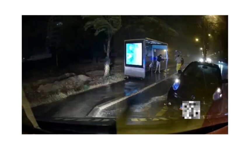 video accident in constanta pieton lovit pe trecere in plina furtuna au intervenit jandarmii 687a03f6d7764