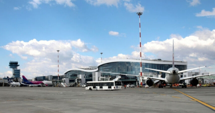 video aeroportul otopeni un autobuz care urma sa transporte calatorii la avion si a parasit traseul si a ajuns pe dn1 688394ba21948