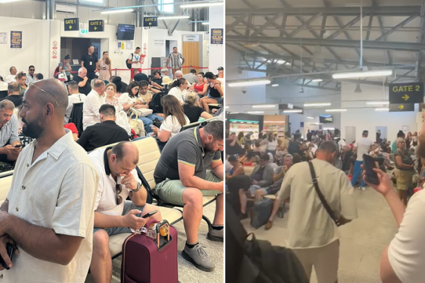 video aglomeratie mare in terminalul plecari de pe aeroportul international mihail kogalniceanu constanta pasagerii reclama aerul irespirabil din incinta 6873ee938a1e1