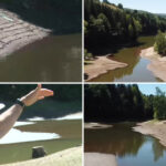video ar trebui sa fim sub apa aici imagini dezolante cu lacul trei ape care seaca dramatic de la un an la altul 686a37385bac8