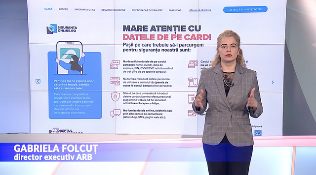 video gabriela folcut director executiv arb bancile nu vor cere niciodata informatii privind parolele de acces la contul bancar 68884fc1f0a9b