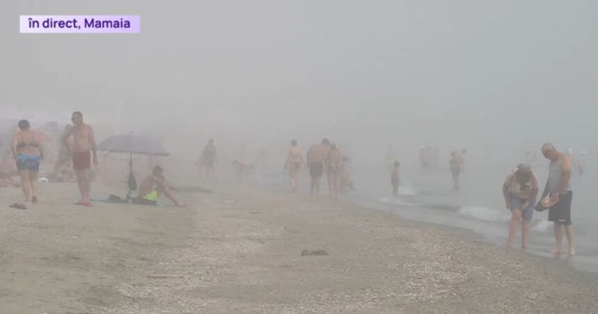 Imagini spectaculoase de pe litoral: O ceață densă a cuprins plajele din Mamaia și Vama Veche 1 video imagini spectaculoase de pe litoral o ceata densa a cuprins plajele din mamaia si vama veche 68834b80cdaf5