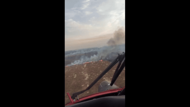 video incendiul de vegetatie din delta dunarii in zona chilia s a reaprins elicopter black hawk solicitat de la ce a pornit focul sambata 686a48ef941a3