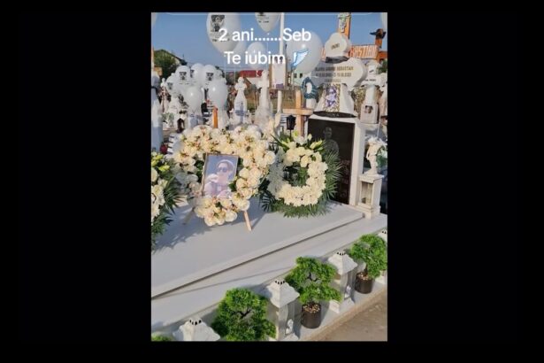 video mormantul lui sebi un munte de flori printre nori din baloane albe familia olariu a facut parastasul de 2 ani pentru tanarul ucis in tragedia de la 2 mai 6884eee4e08d6