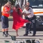 video o soferita beata a produs un accident in care o alta femeie si doi copii au fost raniti a fost incatusata dupa ce a facut scandal 68644c1e973d7