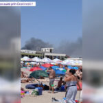 video panica pentru turisti la costinesti un incendiu de vegetatie a izbucnit langa plaja 6884e9c18c020