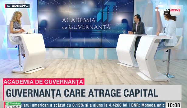 video profit ro tv academia de guvernanta guvernanta ca avantaj competitiv de ce investitorii cauta transparenta echilibru si leadership profesionist 687f1c5bebae0