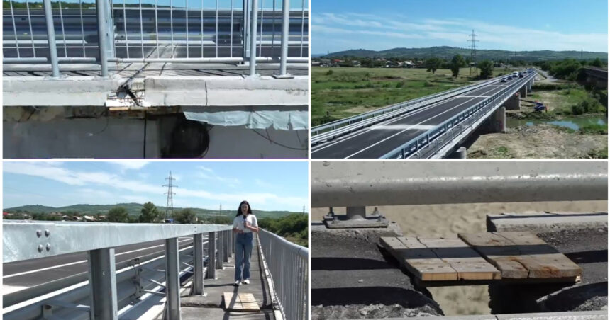 video un pod din prahova intrat in reparatii a fost redeschis circulatiei inainte sa fie gata prefect ma surprinde ca nu lucreaza nimeni 686611a5da925