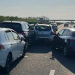 7 autovehicule implicate intr un accident rutier pe autostrada soarelui traficul spre constanta deviat 689992e623509