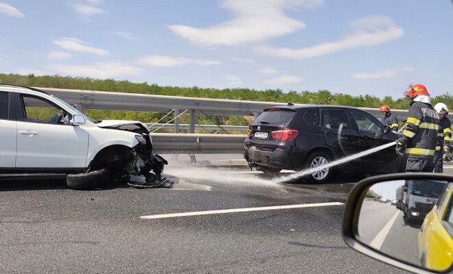 accidente rutiere pe autostrada soarelui sensul spre bucuresti in care au fost implicate 7 autoturisme 6895e811246f1