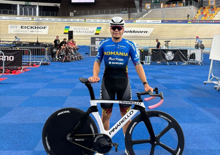 Ciclistul Matei Paris de la CSM Constanța participă la Campionatul Mondial de velodrom pentru juniori 1 ciclistul de la csm constanta matei paris ia startul la mondialele pe velodrom la juniori 68a5ebb5addf4