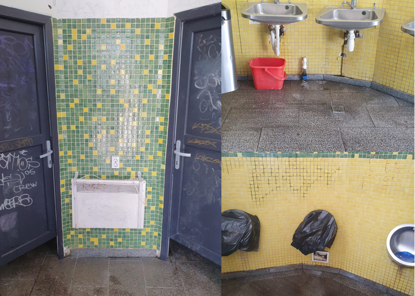 foto constanta toaletele de 150 000 de euro din parcul arheologic au ajuns focare de infectie wc urile sunt infundate peretii sunt desenati si dotarile ruginite ce spune primaria 688ccd60d52a3