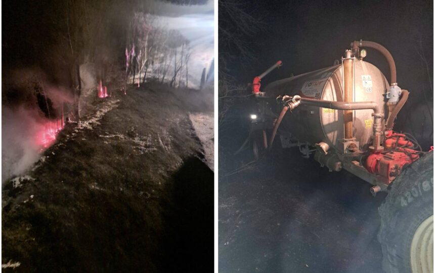 incendiu de proportii in carvanul mare comuna lipnita 5 hectare de teren intravilan afectate de flacari 6891aa05e6903