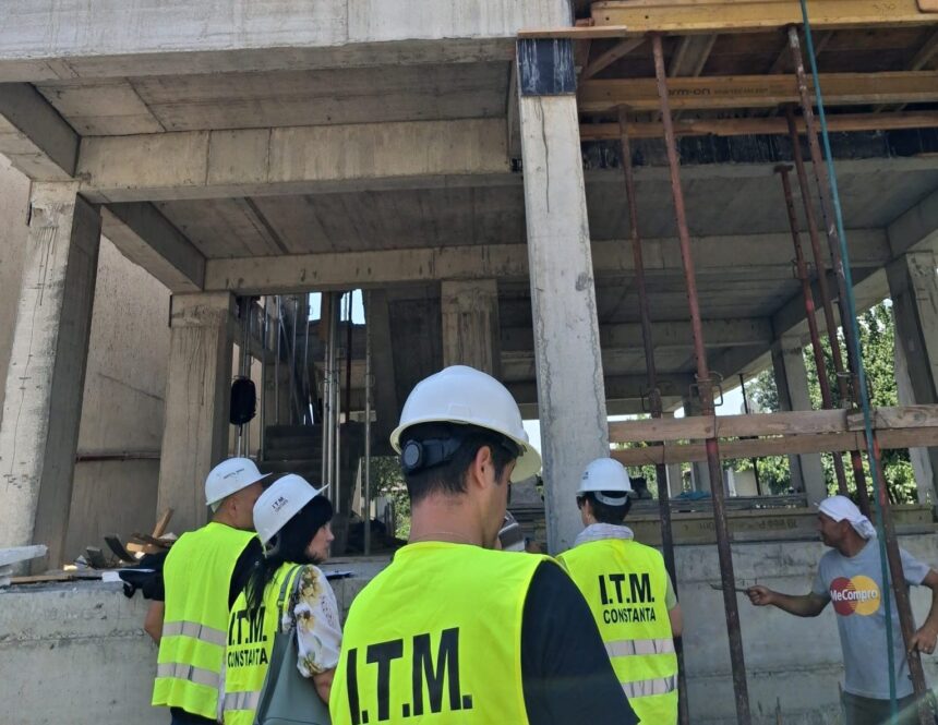 inspectia muncii intensifica controalele in santierele de constructii din constanta zeci de amenzi si avertismente 68a70beed388a