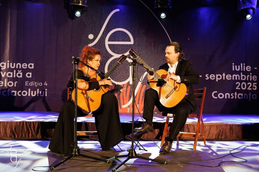 INTERVIU cu chitariștii Alexandra Petrișor și Dragoș Horghidan, membri ai Duo Kitharsis, concert de excepție în cadrul SEAS 2025 1 interviu chitaristii alexandra petrisor si dragos horghidan membrii duo kitharsis concert de exceptie in cadrul seas 2025 68a93721845ea