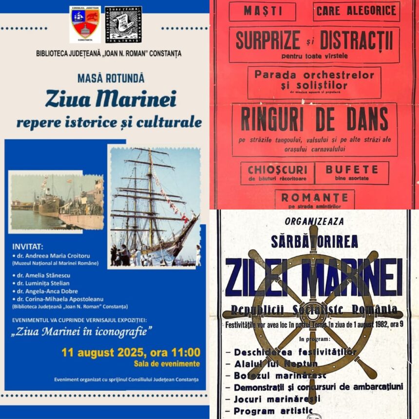 masa rotunda ziua marinei repere istorice si culturale si expozitia ziua marinei in iconografie la biblioteca judeteana constanta 689548638f41c
