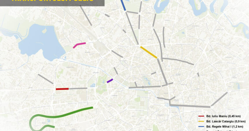 Rețeaua de benzi unice pentru transportul public în București se extinde cu 10,55 km. Traseele care vor fi amenajate 1 reteaua de benzi unice pentru transportul public in bucuresti se prelungeste cu inca 1055 km traseele pe care vor fi amenajate 689c0ebb0bbe1