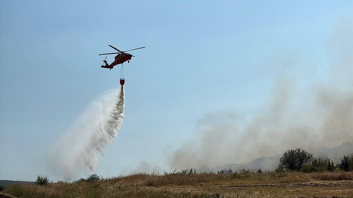 un nou incendiu de vegetatie uscata stuf si fond forestier in zona chilia veche judetul tulcea 68919f5b209da