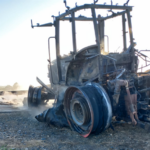 un tractor de sute de mii de euro s a facut scrum pe dn 2a intre vadu oii si harsova 689dd4afe82ef