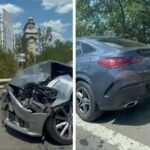 video doua autoturisme s au ciocnit pe a2 in zona podului anghel saligny 689887b2d137e