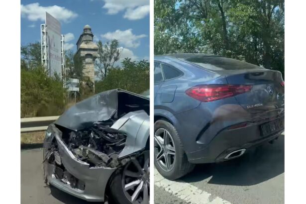 video doua autoturisme s au ciocnit pe a2 in zona podului anghel saligny 689887b2d137e