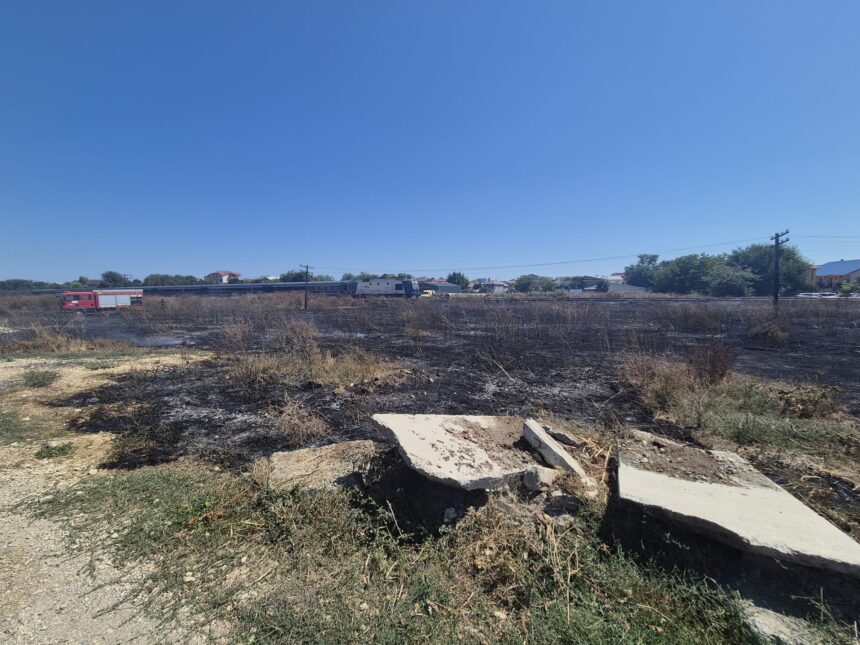 video incendiu in costinesti stins cu sprijinul jandarmilor si al politistilor 68a735d9e3c44