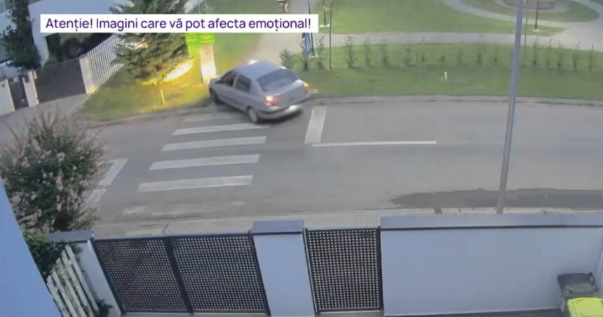 video momentul in care un barbat intra cu masina pe aleile pietonale dintr un parc in urmarirea unor biciclisti 688ceedcafc87