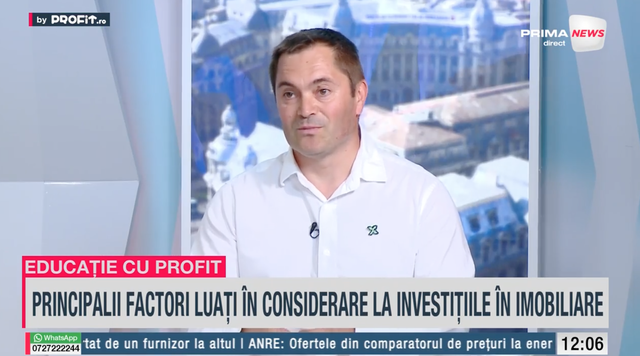 Profit.ro TV Educație cu Profit – Cristian Istrătescu, investitor în imobiliare și pe piața de capital: Este mai înțelept să cumperi prin credit decât cash, iar banii să-i investești în Fidelis cu un randament de 8% 1 video profit ro tv educatie cu profit cristian istratescu investitor in imobiliare si pe piata de capital e mult mai intelept sa cumperi prin credit decat cash iar banii sa i investesti i 689430d2489cc