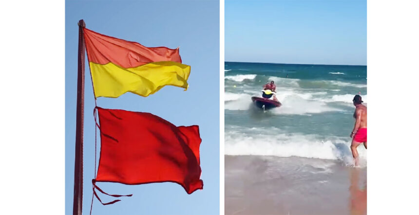 Salvare spectaculoasă pe plaja Belona din Eforie: Un bărbat a fost scos cu jetski-ul din apă 1 video salvare spectaculoasa pe plaja belona din eforie un barbat a fost scos cu jetski ul din apa 689dfedcca6ba