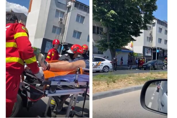 video un motociclist a fost ranit pe bulevardul mamaia langa sediul ipj constanta victima a fost preluata de echipajul smurd 68907f19044a4