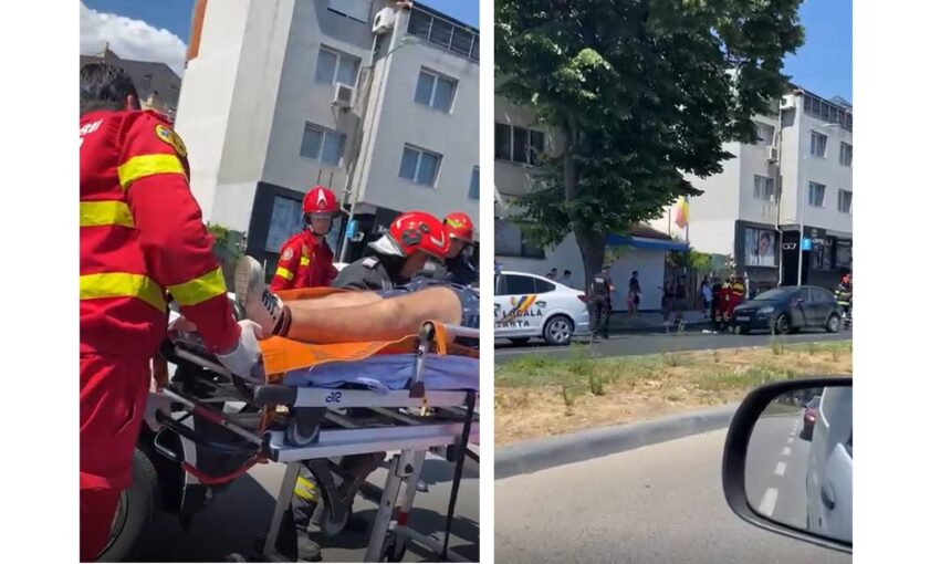 Un motociclist a fost rănit pe bulevardul Mamaia, lângă sediul IPJ Constanța; victima a fost preluată de echipajul SMURD. 1 video un motociclist a fost ranit pe bulevardul mamaia langa sediul ipj constanta victima a fost preluata de echipajul smurd 68907f19044a4