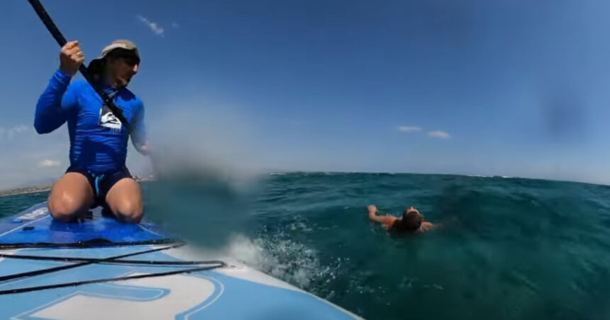 video un roman si cei doi copii ai sai au fost salvati de la inec in grecia de un practicant de stand up paddle 68a7819b85db8