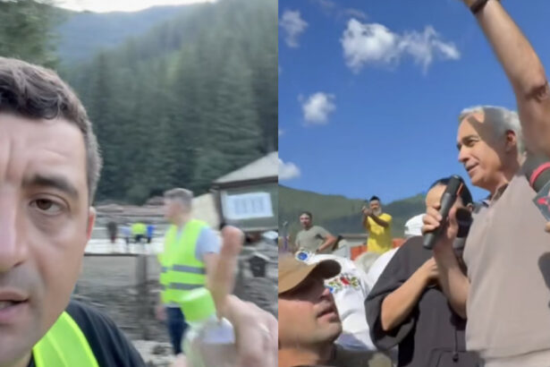 videofoto cursa simion georgescu prin zonele inundate fanfara militara si mers la biserica cei doi au venit separat nu s au intalnit 688cc4cb23d3a