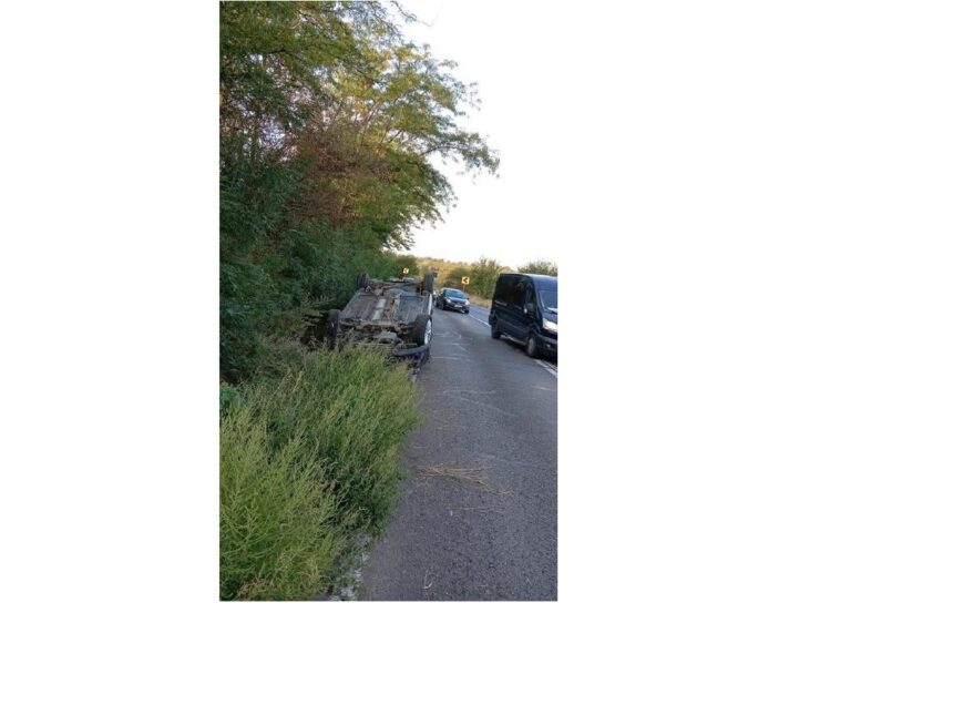accident la primele ore ale diminetii o masina s a rastunat la intrarea in tulcea 68c1190728da6