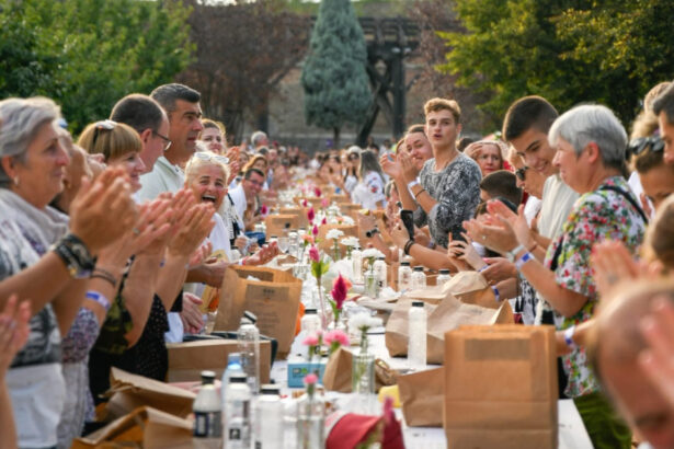 alba iulia intra in cartea recordurilor cu cea mai lunga masa din materiale reciclabile din lume peste 10 000 de participanti 68c6875903d88