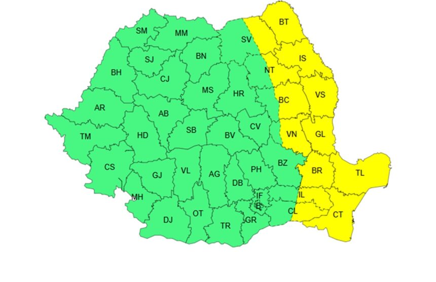alerta meteo pentru constanta si tulcea anm a emis cod galben iata cat va dura si ce fenomene sunt asteptate 68cb9dcc6f05f