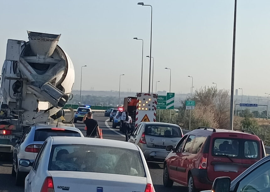 ATENȚIE, șoferi! Accident rutier pe autostrada A4, între Lazu și Constanța: O mașină a lovit parapetul 1 atentie soferi accident rutier pe autostrada a4 intre lazu si constanta o masina a intrat in parapet 68b553ede6a4b