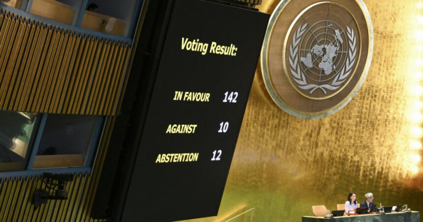declaratia de la new york onu reia solutia cu doua state israelian si palestinian fara hamas 68c45bf58db55