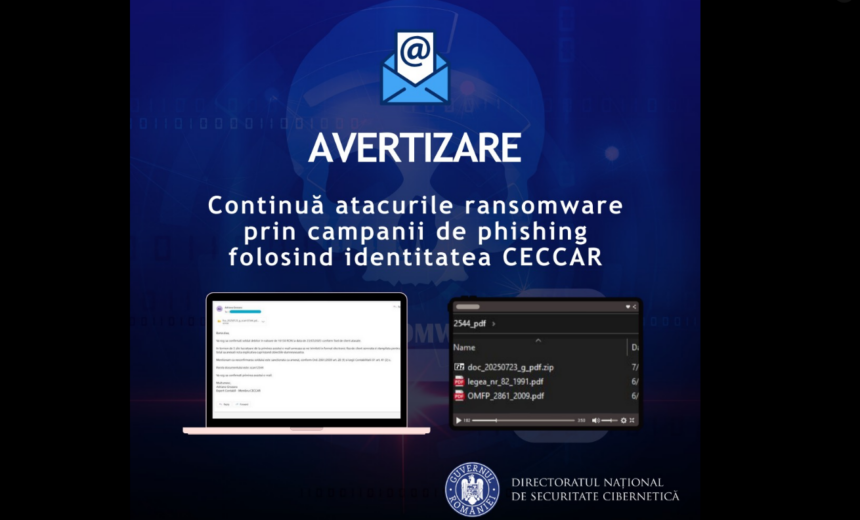 DNSC atrage atenția asupra unei campanii de phishing prin emailuri false care se prezintă ca organizații oficiale 1 dnsc avertizeaza asupra unei campanii de phishing prin emailuri false care imita organizatii oficiale 68b8870e49742