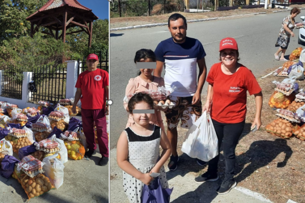 foto asociatia suflete deschise din constanta a vestit nasterea maicii domnului zeci de familii din altan tepe au primit pachete cu alimente de baza 68bdad5e77476