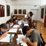 foto atelier de creatie la muzeul de arta constanta copiii au explorat grafica si emotiile prin desen 68d0f5b33ba24