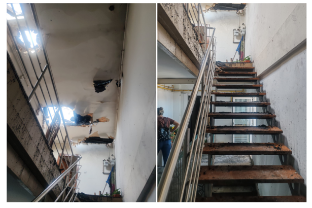 foto imagini noi ce a ramas dupa incendiul care a distrus complet mansardele blocului de pe strada soveja au fost afectate si apartamentele de la etajele inferioareinferioare 68c8168d96e24