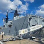 foto presedinta consiliului european ursula von der leyen a ajuns in portul militar constanta unde va vizita fregata regele ferdinand 68b596d6a5a86