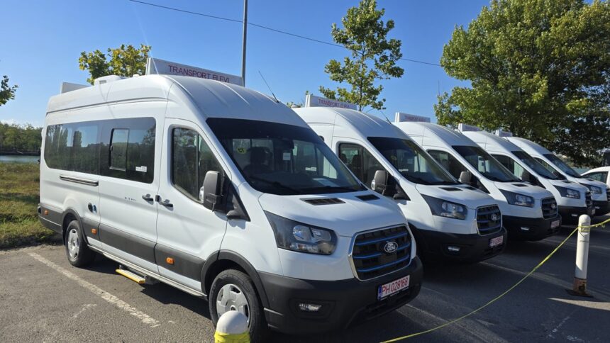 foto video zi de sarbatoare pentru 5 comune din constanta microbuze electrice noi pentru transportul elevilor 68ba8c1419448
