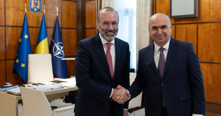 ilie bolojan s a intalnit cu presedintele ppe manfred weber ce au discutat cei doi oficiali 68b591a24b183