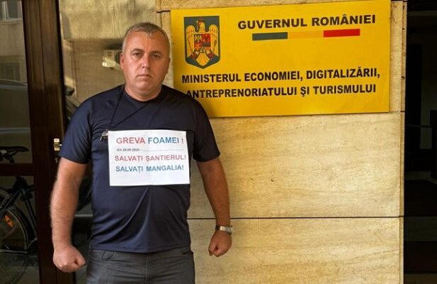 laurentiu gobeaja liderul sindicatului liber navalistul mangalia a intrat in greva foamei 68d4ca3e0ba6b