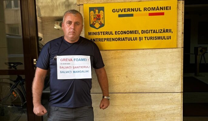 laurentiu gobeaja liderul sindicatului liber navalistul mangalia a intrat in greva foamei 68d4ca3e0ba6b