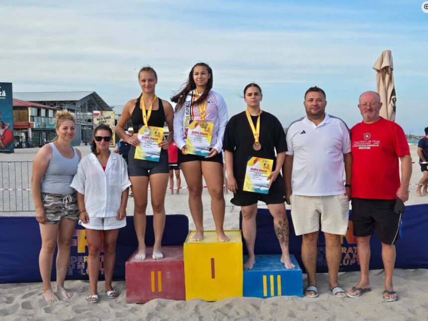 Medalii de AUR și ARGINT pentru luptătorii de la CSM Constanța la Campionatul Național de lupte pe plajă 1 medalii de aur si argint pentru luptatorii de la csm constanta la campionatul national de lupte pe plaja 68be95a1eac29