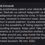 news alert ro alert pentru zona de nord a judetului tulcea risc de cadere a unor obiecte din spatiul aerian 68c59848f2d3b